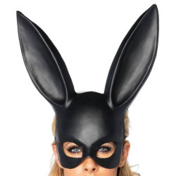 Leg Avenue Masque Rabbit - Noir